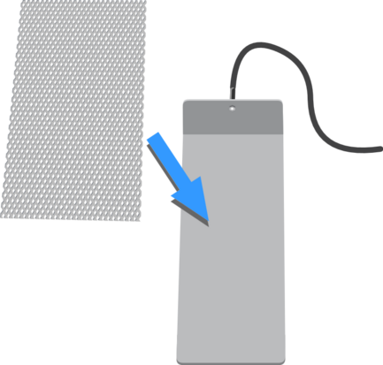 Hidrex hand/voet elektrode met matje